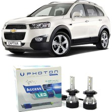 Photon Chevrolet Captiva LED Xenon Sis Far Ampulü H7 Access Yeni Seri Beyaz 2006-2015