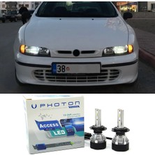 Photon Fiat Brava LED Xenon Kısa Far Ampulü H1 Access Yeni Seri Beyaz