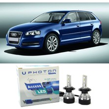 Photon Audi A3 8p LED Xenon Uzun Far Ampulü H7 Access Yeni Seri Beyaz 2008 - 2012