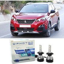 Photon Peugeot 3008 LED Xenon Sis Far Ampulü H11 Access Yeni Seri Beyaz 2016+