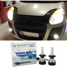 Photon Fiat Doblo D3 LED Xenon Kısa Far Ampulü H7 Access Yeni Seri Beyaz 2010-2015