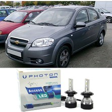Photon Chevrolet Aveo LED Xenon Uzun + Kısa Far Ampulü H4 Access Yeni Seri Beyaz