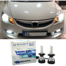Photon Honda Civic Fd6 LED Xenon Sis Far Ampulü H11 Access Yeni Seri Beyaz 2006-2012