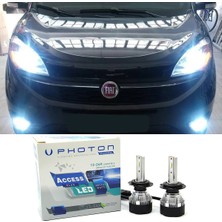 Photon Fiat Doblo D4 LED Xenon Uzun Far Ampulü H7 Access Yeni Seri Beyaz 2015-2023