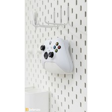 Bitenzo 3D Skadis Uyumlu Xbox Gamepad Standı - Delikli Duvar Paneli Oyuncu Kolu Tutucu Aparatı