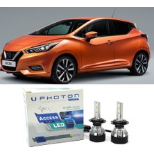 Photon Nissan Micra 5 Kısa Far Ampulü H11 Access Yeni Seri Beyaz 2017-2023