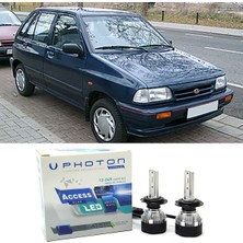 Photon Kia Pride LED Xenon Uzun + Kısa Far Ampulü H4 Access Yeni Seri Beyaz