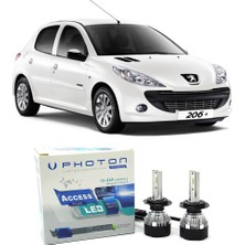Photon Peugeot 206+ Kısa Far Ampulü H7 Access Yeni Seri Beyaz 2009-2013
