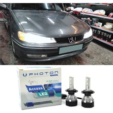 Photon Peugeot 406 LED Xenon Kısa Far Ampulü H7 Access Yeni Seri Beyaz
