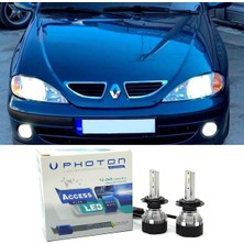Photon Renault Megane 1 LED Xenon Kısa Far Ampulü H7 Access Yeni Seri Beyaz
