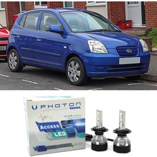 Photon Kia Picanto LED Xenon Uzun + Kısa Far Ampulü H4 Access Yeni Seri Beyaz