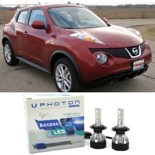 Photon Nissan Juke LED Xenon Uzun + Kısa Far Ampulü H4 Access Yeni Seri Beyaz 2010-2014