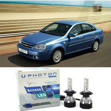 Photon Chevrolet Lacetti Sedan LED Xenon Uzun Far Ampulü H1 Access Yeni Seri Beyaz
