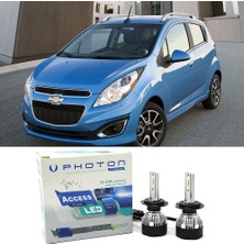Photon Chevrolet Spark Uzun + Kısa Far Ampulü H4 Access Yeni Seri Beyaz 2009-2015