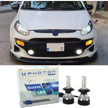 Photon Fiat Punto Grande LED Xenon Uzun + Kısa Far Ampulü H4 Access Yeni Seri Beyaz