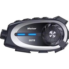 Herşey Trend Q29 Motosiklet Kask Bluetooth Kulaklık Eşleşmeli 1080P Kamera Geniş Açı Su Geçirmez Intercom