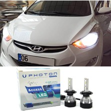 Photon Hyundai Elantra LED Xenon Uzun Far Ampulü H7 Access Yeni Seri Beyaz 2012+