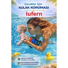 Lufern Esnek Yumuşak Silikon Kulak Tıkacı 6'lı Özel Kutulu Su Geçirmez ve Gürültü Önleyici Uyku Havuz Deniz