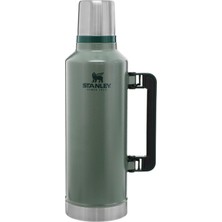 Brf Store Bascisell Stanley Classic Legendary Vakumlu Çelik Termos, Yeşil (Hammertone Green), 2.3 Litre