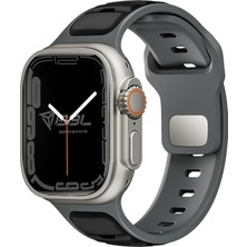 Brf Store Bascisell Babilden Apple Watch Series Se/11/10/9/8/7/6/5/4/3 ile Uyumlu Silikon Kordon 46MM/45MM/44MM, Series 10 42MM/41MM/40MM/38MM