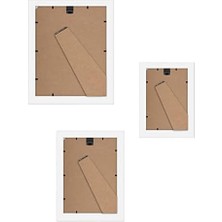 10 Parça Beyaz Galeri Duvar Resim Çerçevesi Seti 8X10, 5x7 ve 4x6. Kırılmaya Dayanıklı Cam. Duvar Veya Masa Için Resim Çerçeveleri - Asma Donanım ve Şövale Stantları Dahil