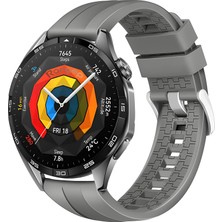 Brf Store Bascisell Rongep Yumuşak Silikonlu 22MM Kordon Huawei ile Uyumlu Watch Gt5/gt5 Pro/gt4/watch 4 Pro/gt3/gt3 Pro/gt2/gt2 Pro 46MM Için Yüzeyi Şerit Görünümlü Esnek ve Dayanıklı Kayış