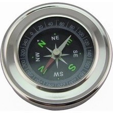 Herşey Trend Yuvarlak Metal Kasa Dayanıklı Pusula 60MM