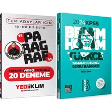 Yediiklim Yayınları 2024 Kpss Türkçe Soru Bankası - Paragraf Çözümlü 20 Deneme