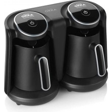 Brf Store Bascisell Arzum Okka Arzum OK006-K Okka Minio Duo Türk Kahvesi Makinesi, 8 Fincan Kapasite, 880 W, Krom