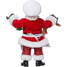 Kurt Adler Fabriche Noel Şefi Noel Baba Heykelcik, 30,5 cm