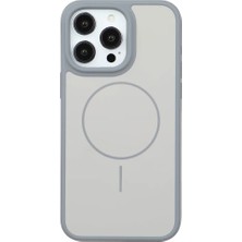 Casen iPhone 16 Pro Max Uyumlu Beyaz Premium Magsafe Destekli Darbe Emici Kamera Koruma Dayanıklı Kılıf
