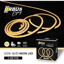 Orbus neon 3000K Gün Işığı 2 mt Usb'li Şerit LED