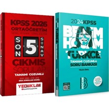 Yediiklim Yayınları 2024 Kpss Türkçe Soru Bankası - 2026 Ortaöğretim Son 5 Sınav Çıkmış Sorular