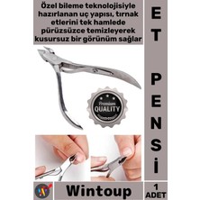 Wintoup #tırnakpensi Profesyonel Keskin Uçlu Sağlam Uzun Ömürlü Paslanmaz Çelik Manikür Şık Tırnak Et Pensi
