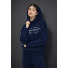 Hakke Unisex Reverse Taş Baskılı Sweatshirt