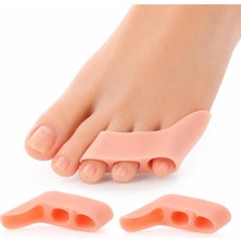 Sanal Trend 1 Çift Ayak Küçük Parmak Ayırıcı Silikon Çekiç Parmak Düzeltici Serçe Parmak Koruyucu 2 Adet