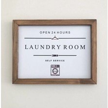 Wooden Factory Banyo Laundry Room Ahşap Çerçeve