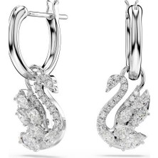 5759942 Swarovski Küpe Swan:pe Mn Hoop Xxs Whıte/rhs