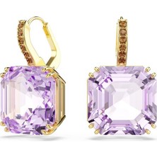 5759990 Swarovski Küpe Mıllenıa:pe Square Vıol/gos