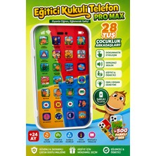 Güzelyüz Avm Eğitici Kukuli Pro Max Şarjlı Oyuncak Telefon | 28 Tuş | 500+ Ses | Işıklı ve Sesli | 24 Ay+