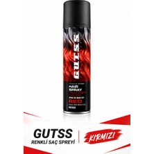 Gutss Professional Geçici Unisex Saç Boyası Sprey 150 ml Kırmızı Red