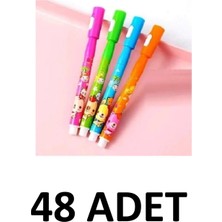 OLGUN 48 Adet LY-1517 Işıklı Görünmez Kalem Desenli
