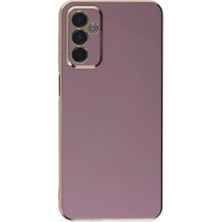 Drop Tedarik Samsung Galaxy M23 Kılıf Volet Silikon - Mor