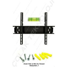 Poke 40 - 75 Kilitli Sabit LCD Duvar Askı Aparatı