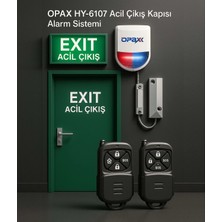 Opax HY-6107W Wifi Kablosuz Acil Çıkış Kapısı Alarm Sistemi