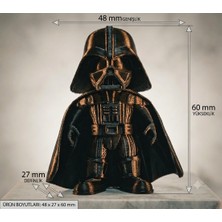 Mini Darth Vader Figürü  – Dekoratif Koleksiyon Objesi | 48X27X60 mm