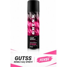 Gutss Professional Geçici Unisex Saç Boyası Sprey 150 ml Pembe Pink