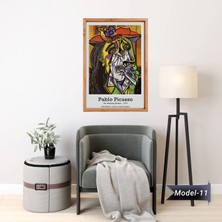 Akıllı Kağıt Ağlayan Kadın Tablo - Poster Dünyaca Ünlü ( Model-11)