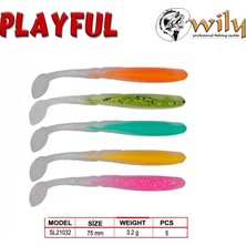 Wily Playful Mix (Karışık 5 Adet)  7.5 cm 3.2 gr  Silikon Yem