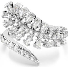 5757837 Swarovski Yüzük Vıenna:rıng Feather Whı/rhs 55